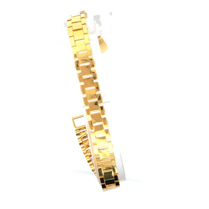 22ct Gold Rectangular Link Bracelet