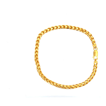 22ct Gold Herringbone Link Bracelet
