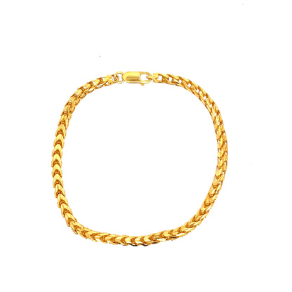 22ct Gold Herringbone Link Bracelet