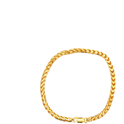 22ct Gold Herringbone Link Bracelet