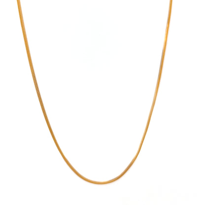22ct Gold Chain with Fine Woven Link Pattern
