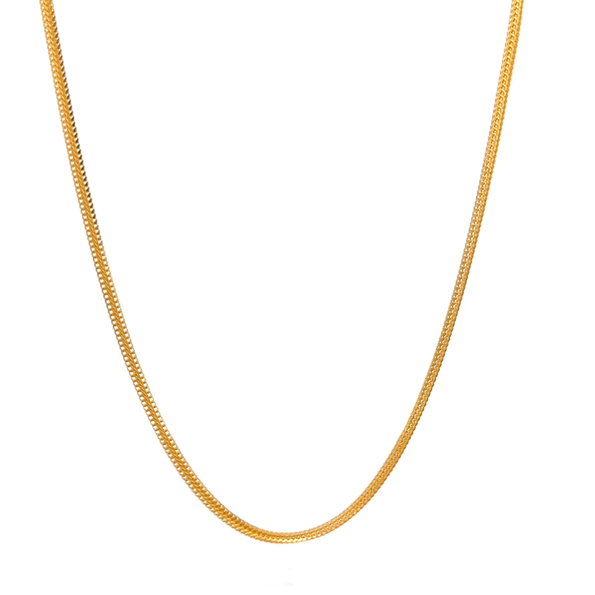 22ct Gold Fine Herringbone Chain