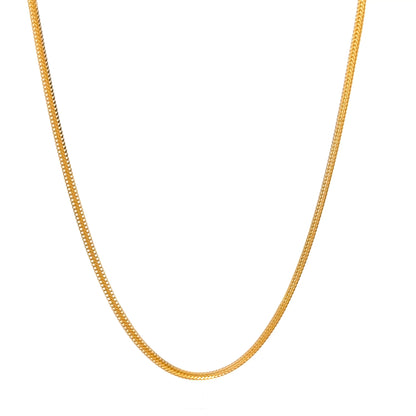 22ct Gold Fine Herringbone Chain