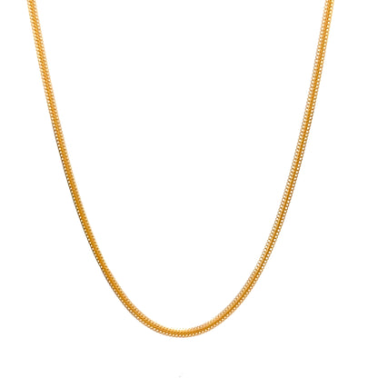 22ct Gold Fine Herringbone Chain