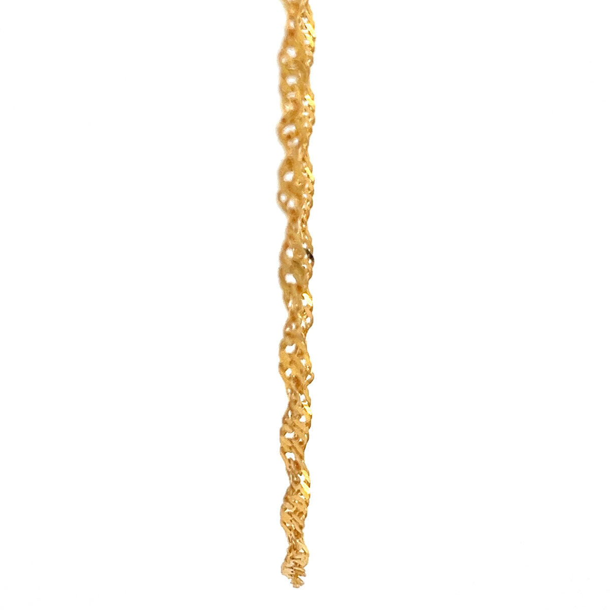 22ct Gold Twisted Openwork Chain