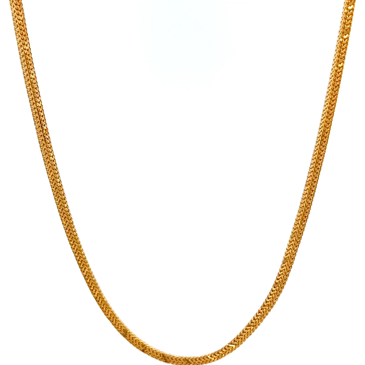 22ct Gold Woven Curb Chain