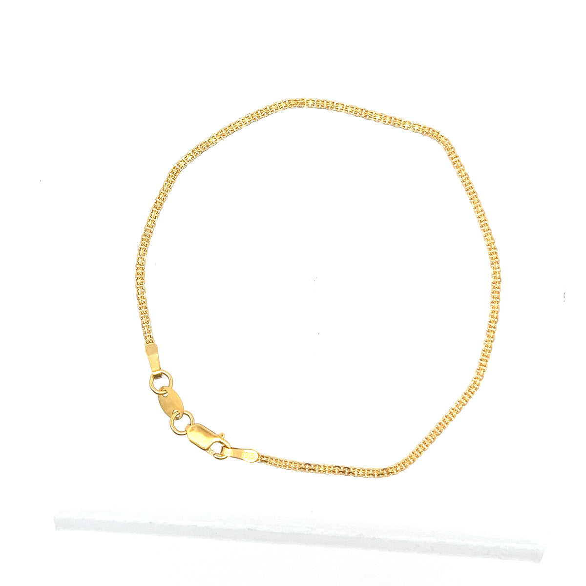 22ct Gold Fine Woven Chain Bracelet