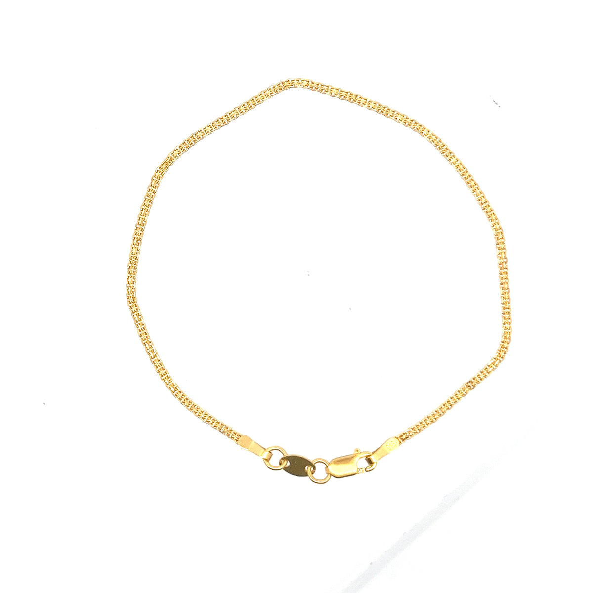 22ct Gold Fine Woven Chain Bracelet