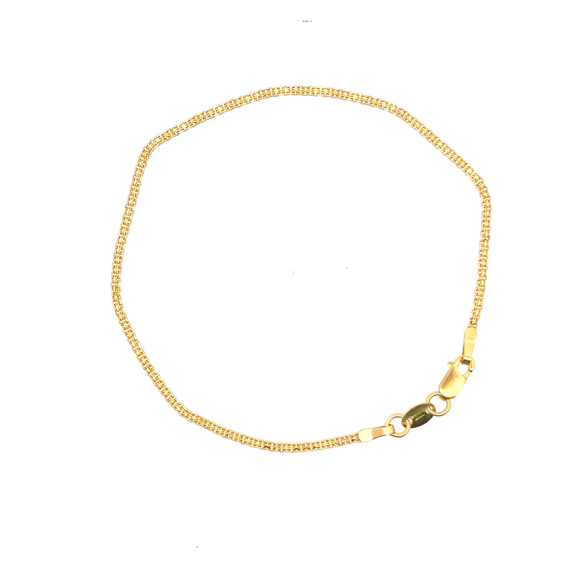 22ct Gold Fine Woven Chain Bracelet