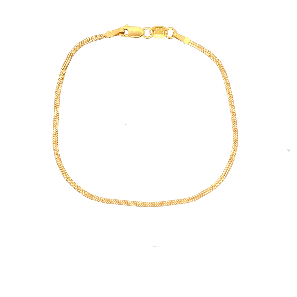 22ct Gold Fine Curb Chain Bracelet