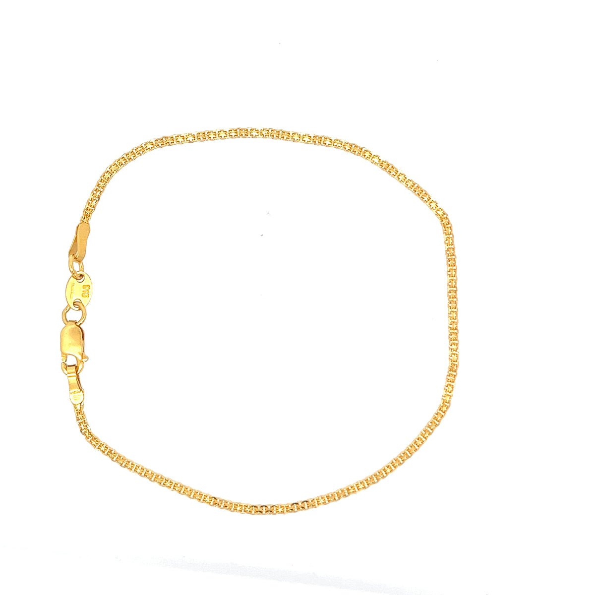 22ct Gold Fine Textured Link Bracelet