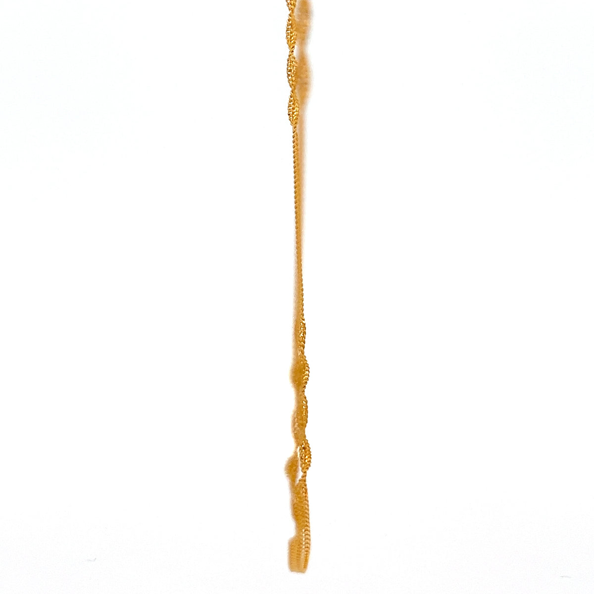 22ct Gold Chain with Twisted Oval Link Details