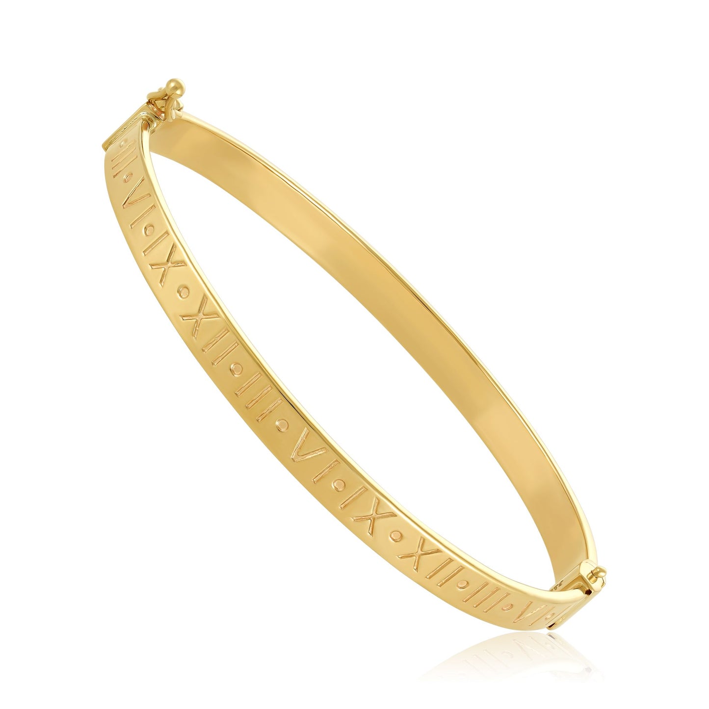 9ct Yellow Gold Greek Style Bangle