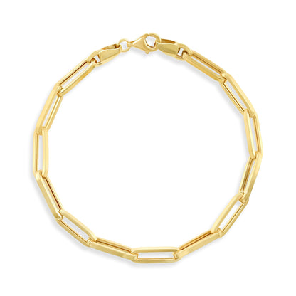 9ct Yellow Gold Chain Detail Bracelet
