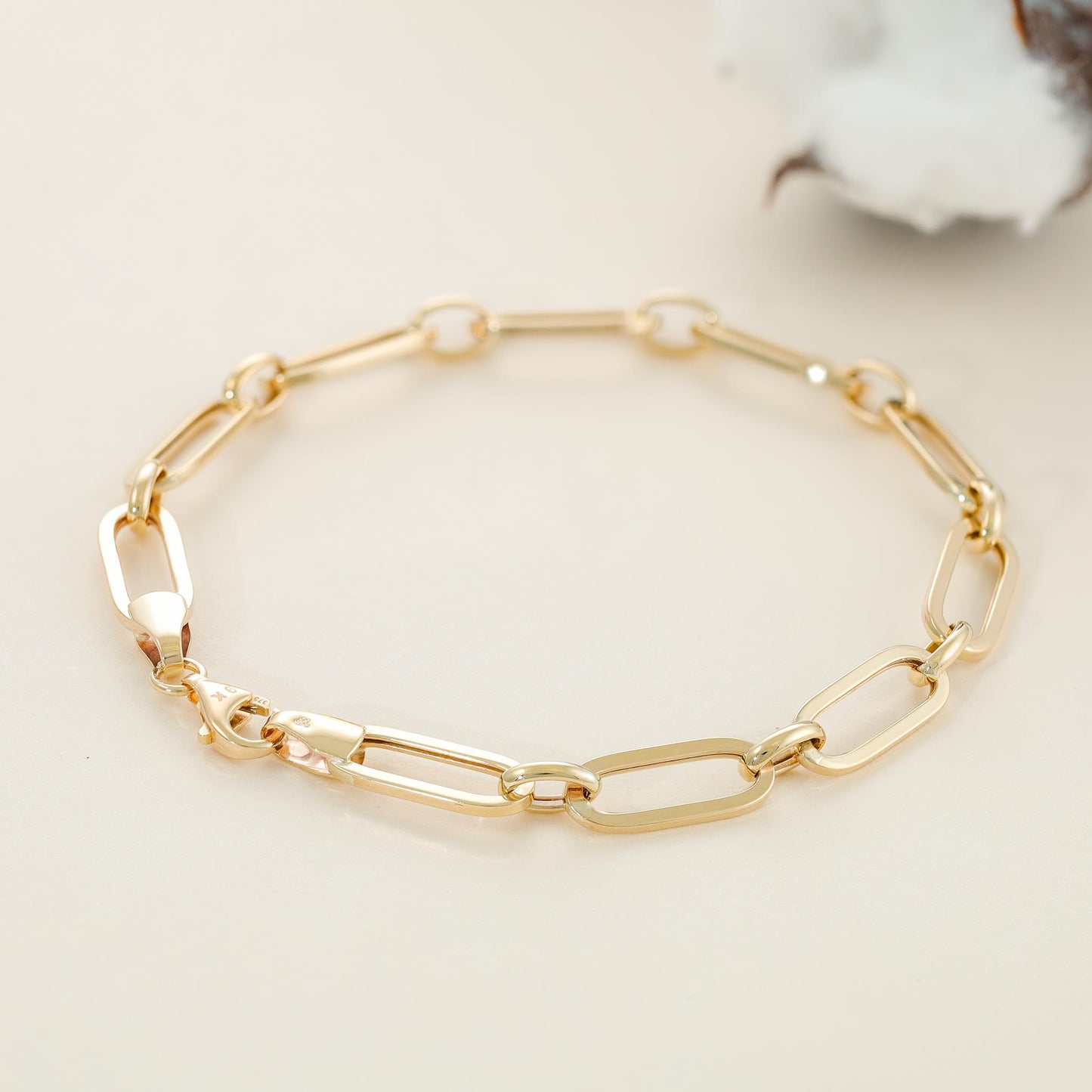 9ct Yellow Gold Chain Style Bracelet
