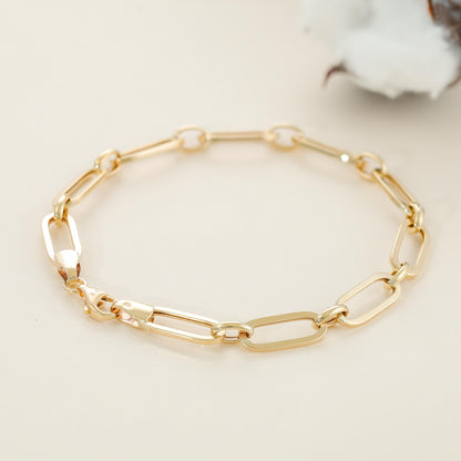9ct Yellow Gold Chain Style Bracelet