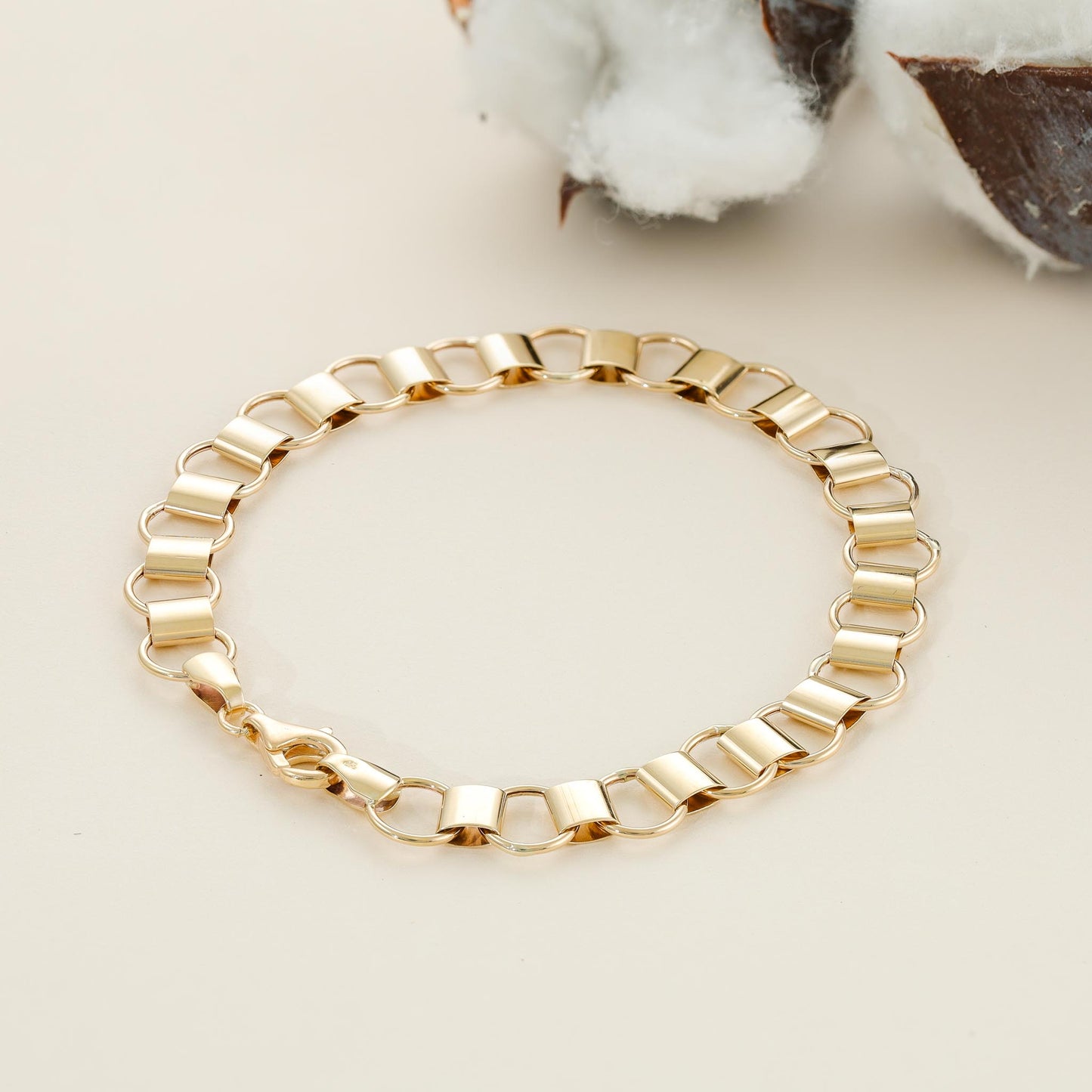 9ct Gold Chain Bracelet