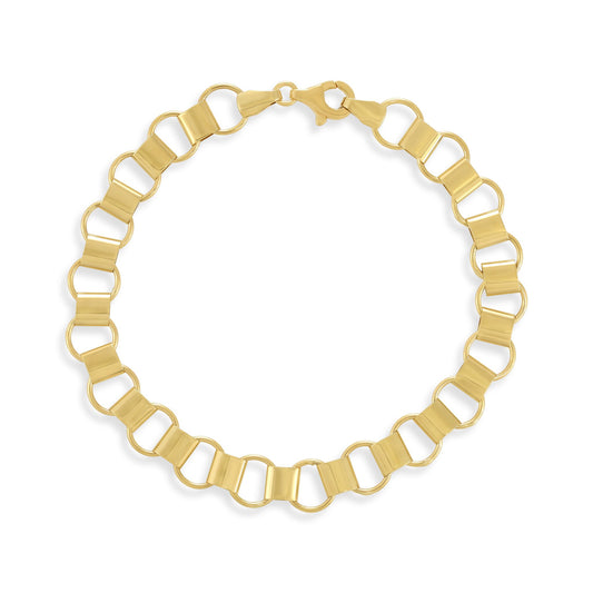 9ct Gold Chain Bracelet