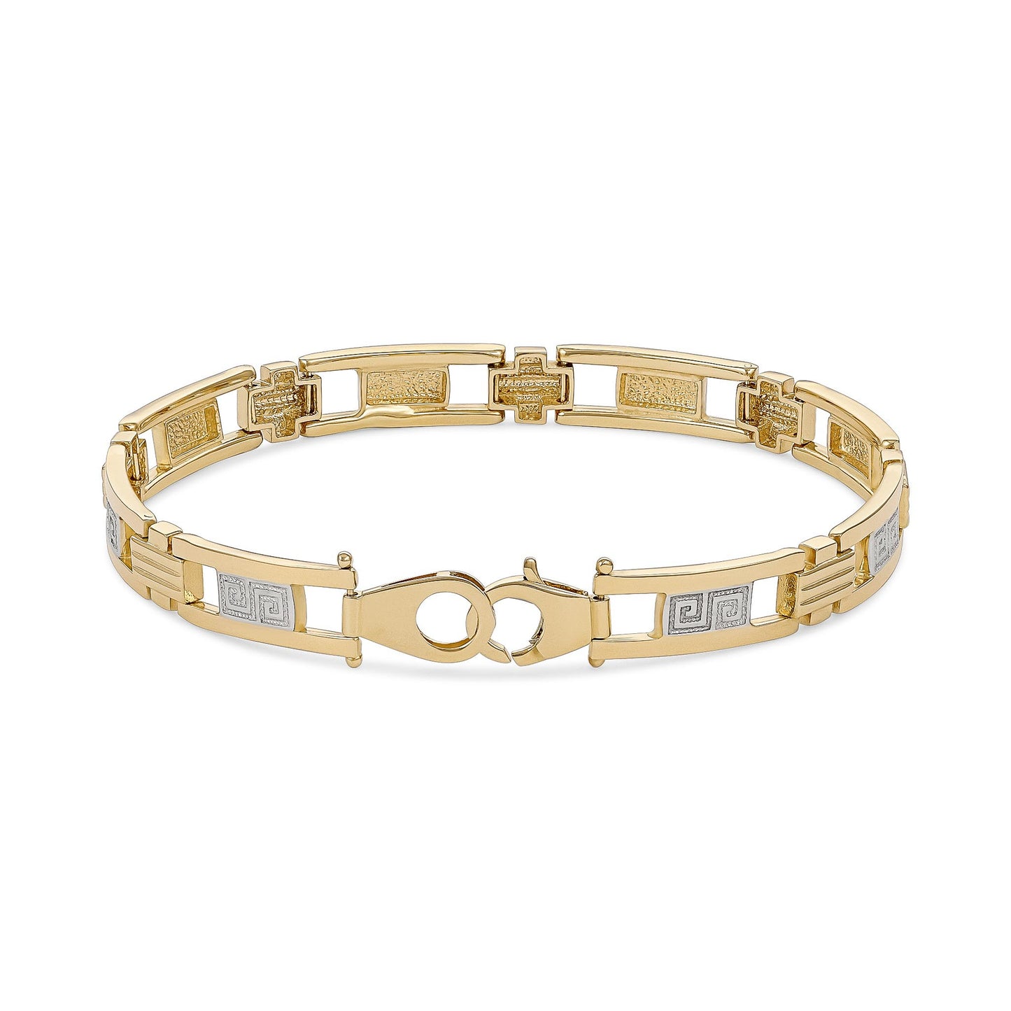 14ct Yellow Gold Fancy Greek Bracelet