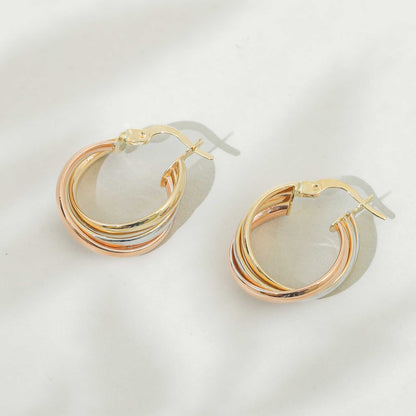 9ct Yellow Gold Small Hoop Earrings