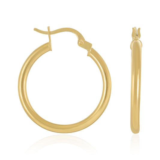 14ct Yellow Gold Hoop Earrings
