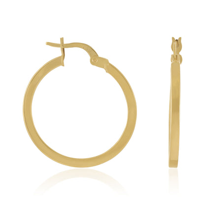14ct Yellow Gold Hoop Earrings
