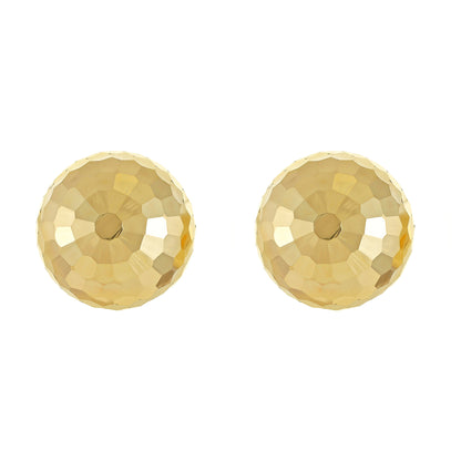 9ct Gold Oversized Disco Ball Studs