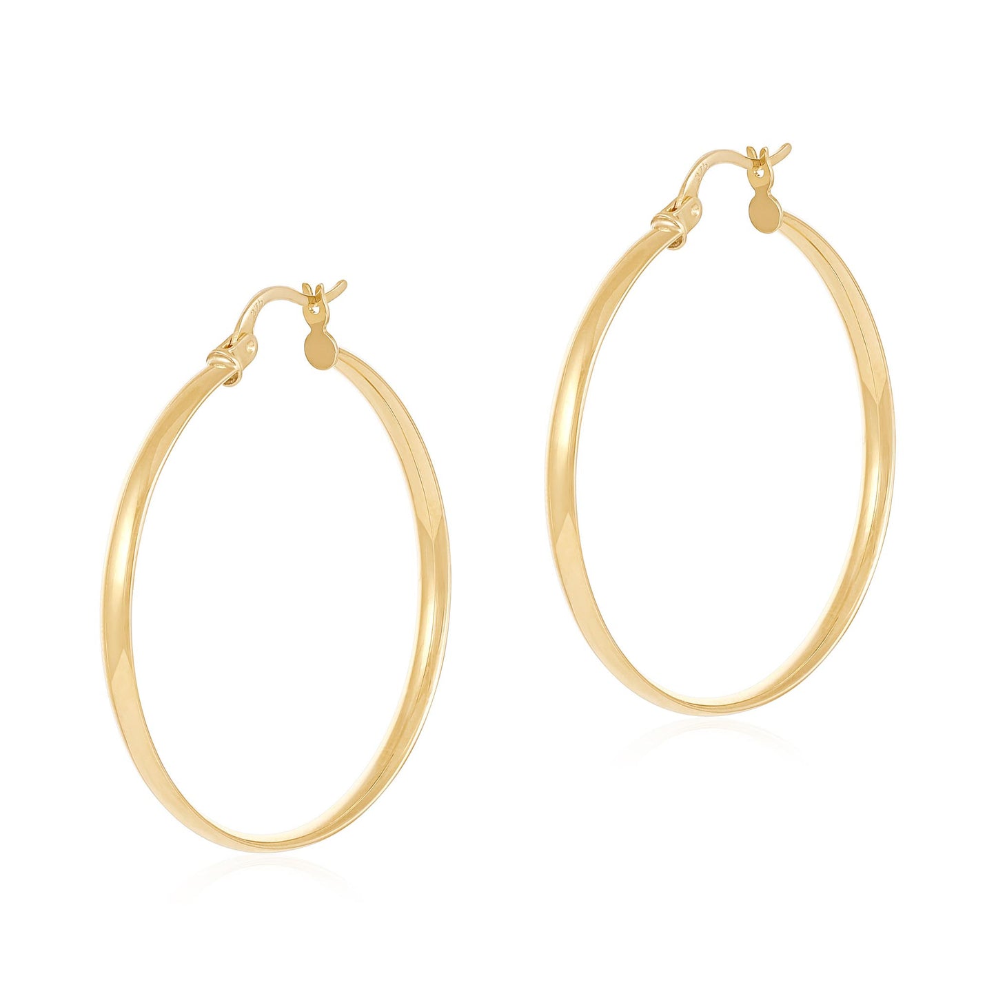 9ct Yellow Gold Hoop Earrings