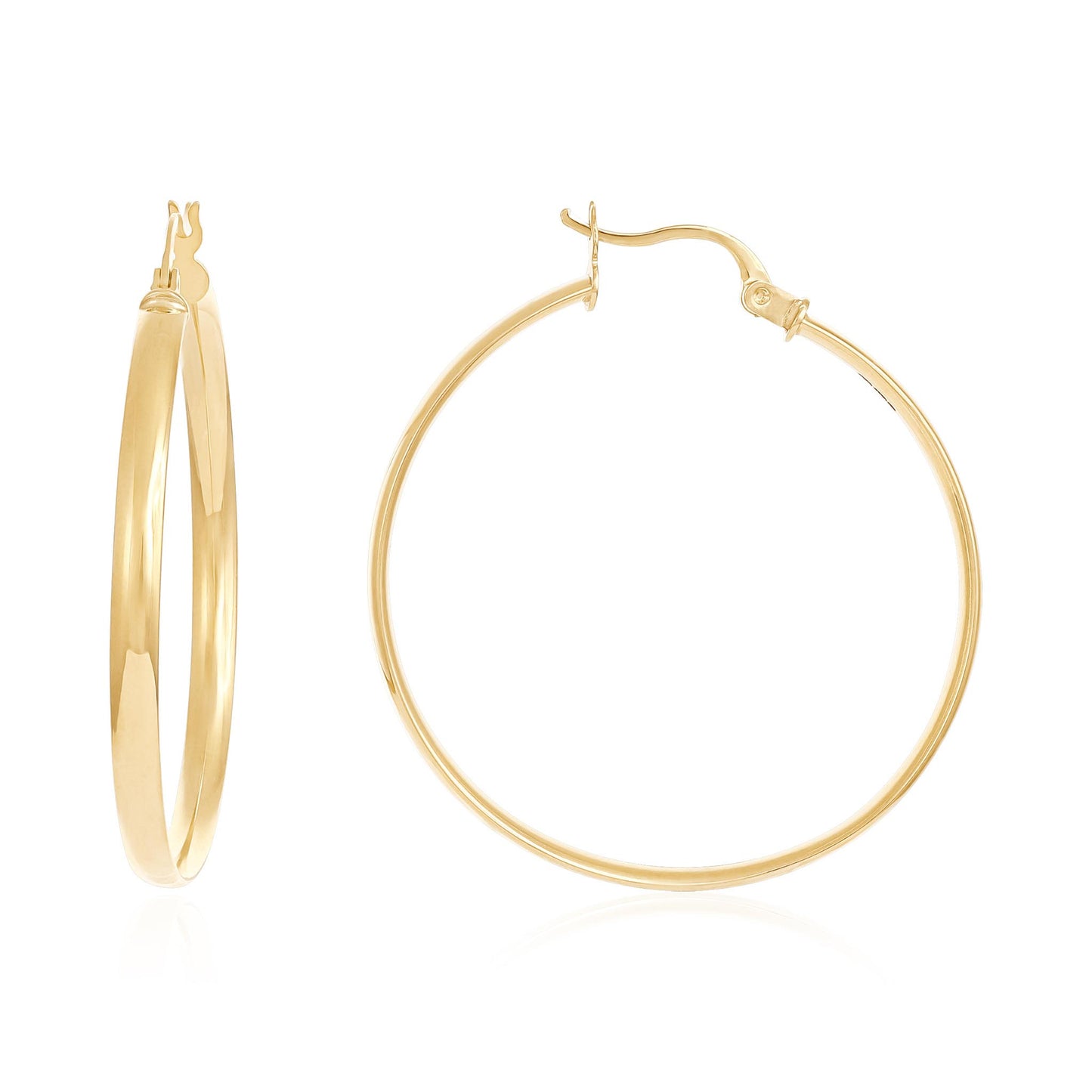 9ct Yellow Gold Hoop Earrings