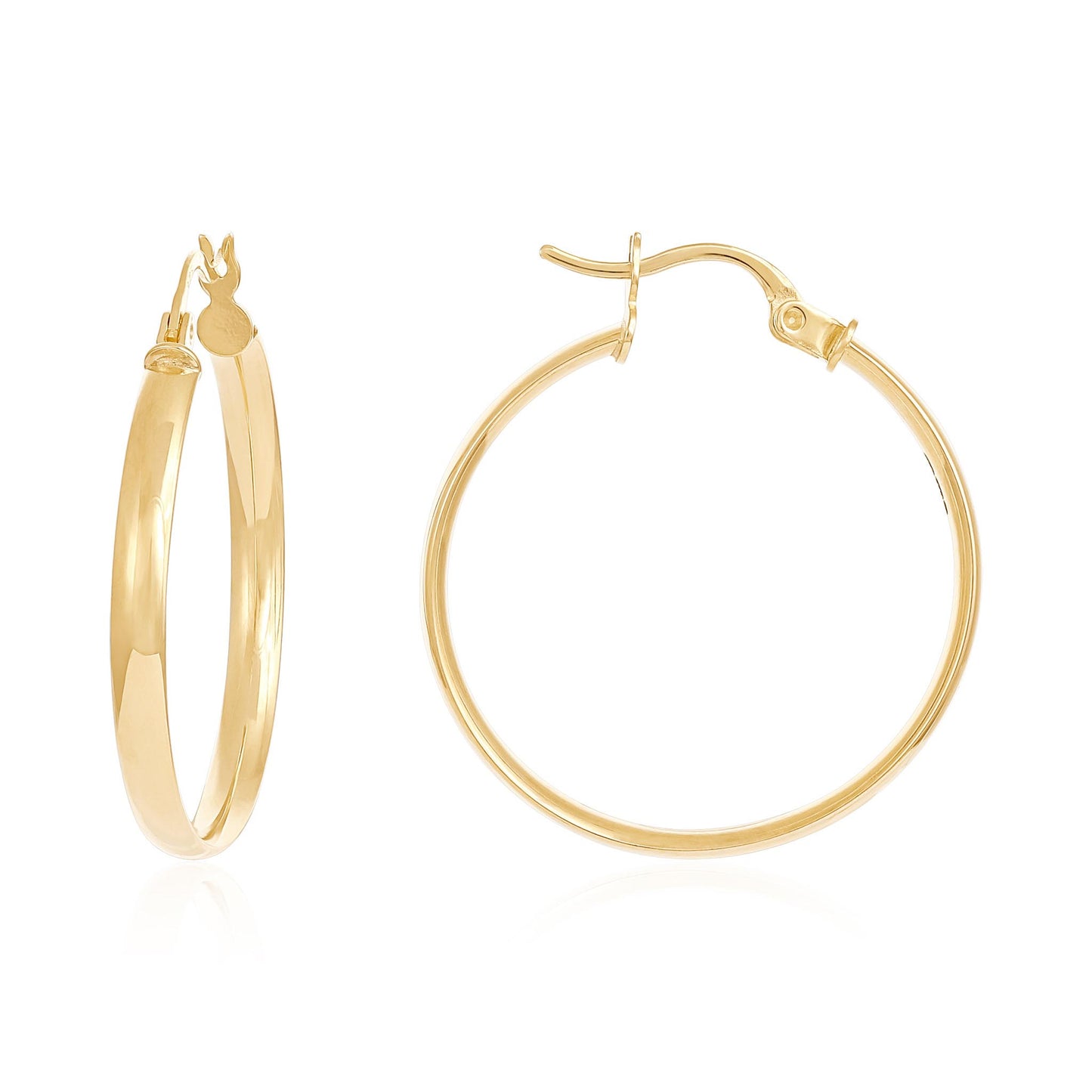 9ct Yellow Gold Hoop Earrings