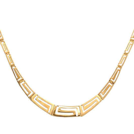 9ct yellow gold pre-owned necklace FCP03002355-1