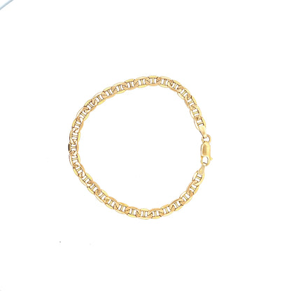 9ct Gold Fancy Curb Link Bracelet