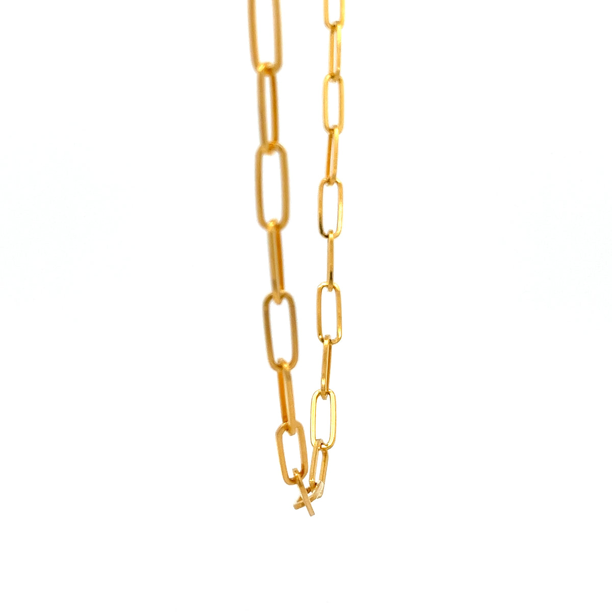 22ct Gold Elongated Oval Link Chain