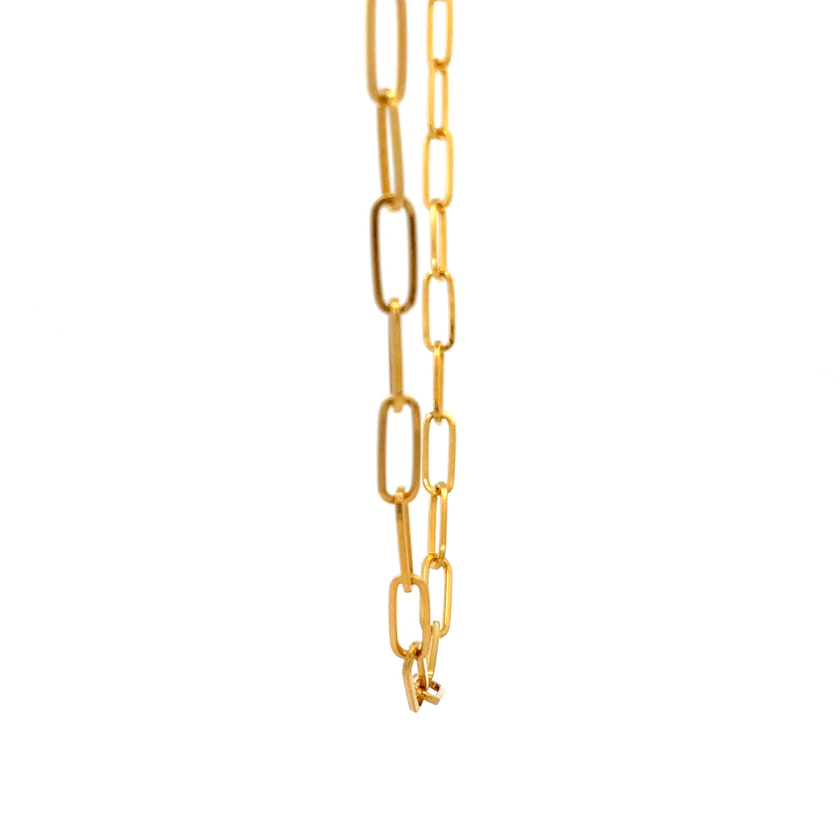 22ct Gold Elongated Oval Link Chain