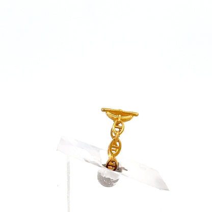 22ct Gold Ring with Twisted Openwork Design