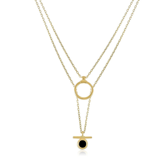 9ct Gold Delicate Double Chain Necklace