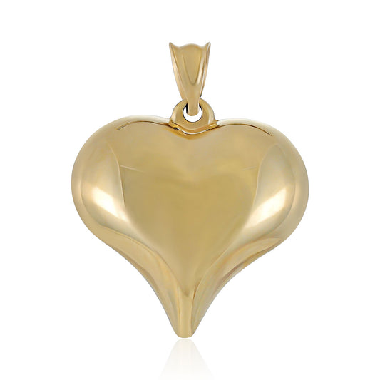 9ct Yellow Gold Heart Pendant PNG0052