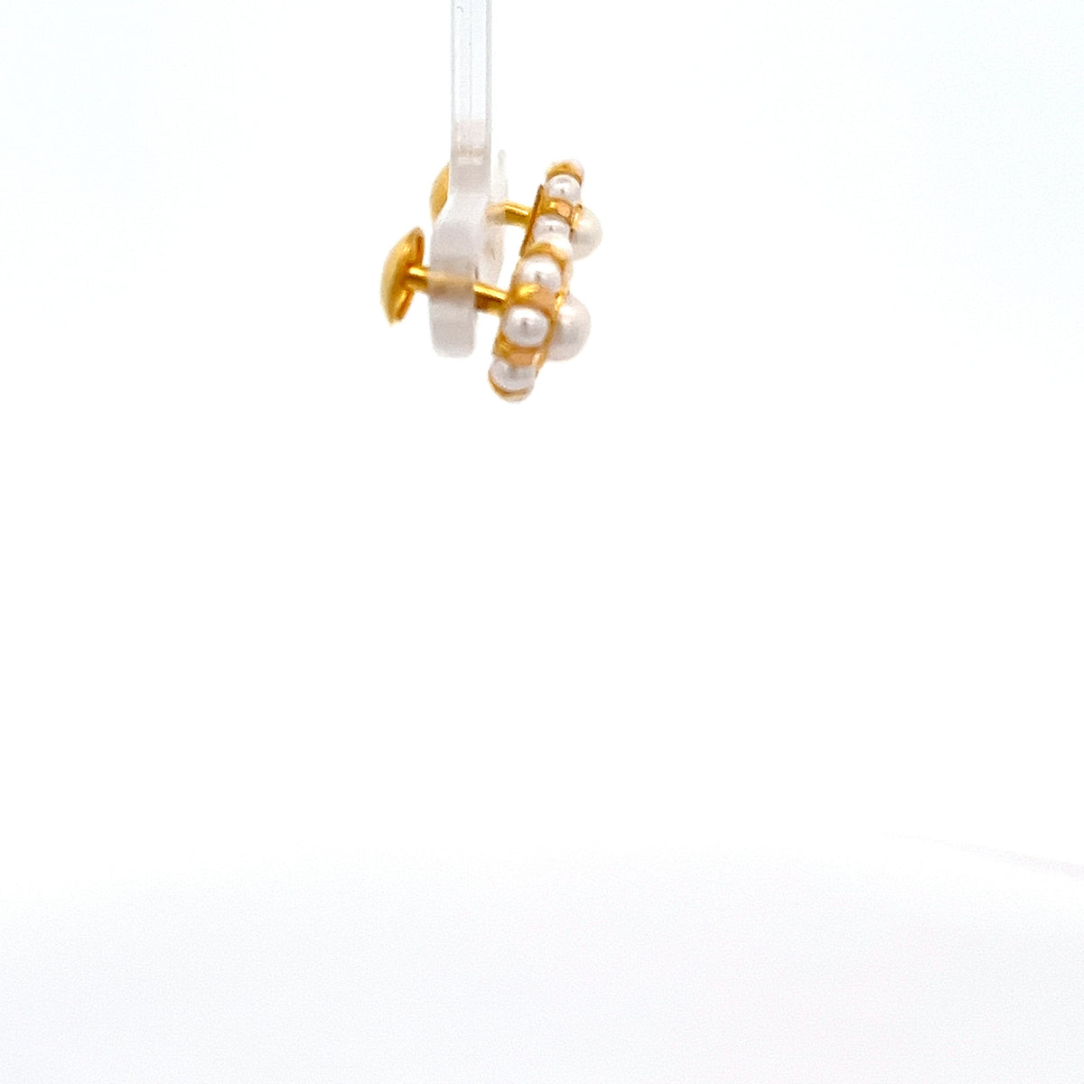 22ct Gold Pearl Cluster Stud Earrings