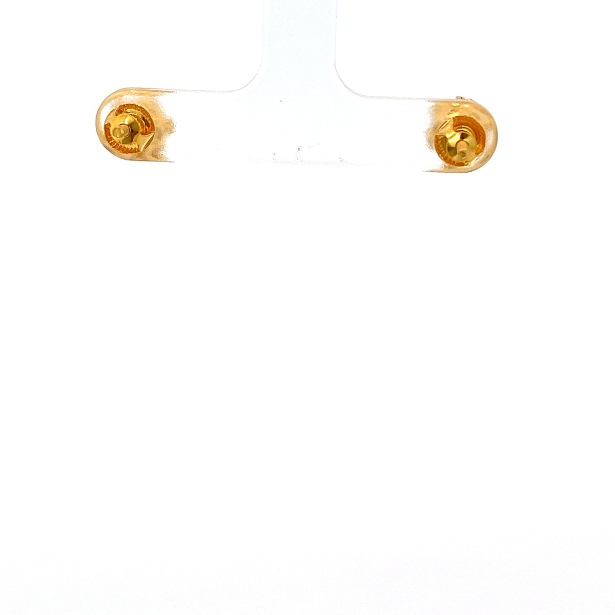 22ct Gold Round Filigree Stud Earrings