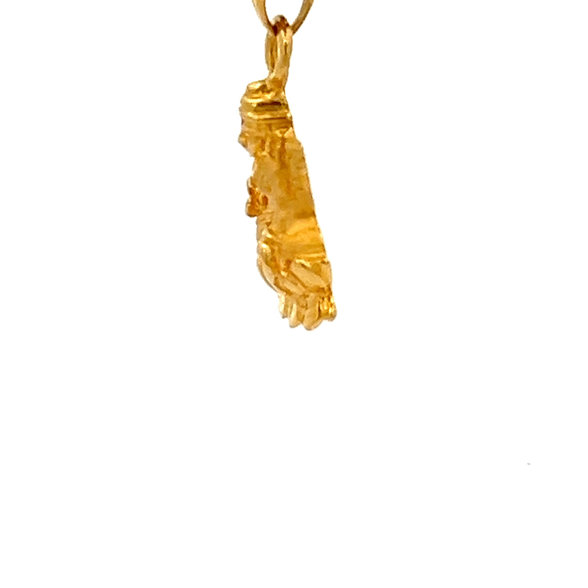 22ct Gold Ornate Deity Pendant