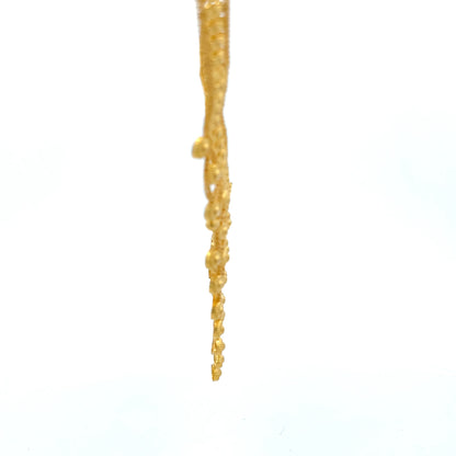 22ct Gold Necklace with Intricate Circular Pendant Design