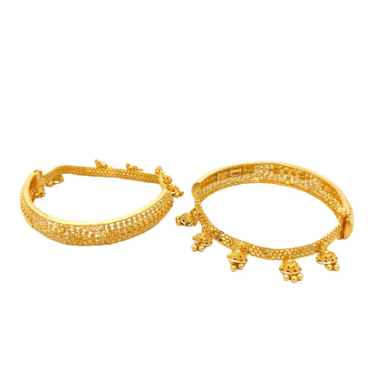 22ct Yellow Gold Designer  Bangle PZ325-BN22
