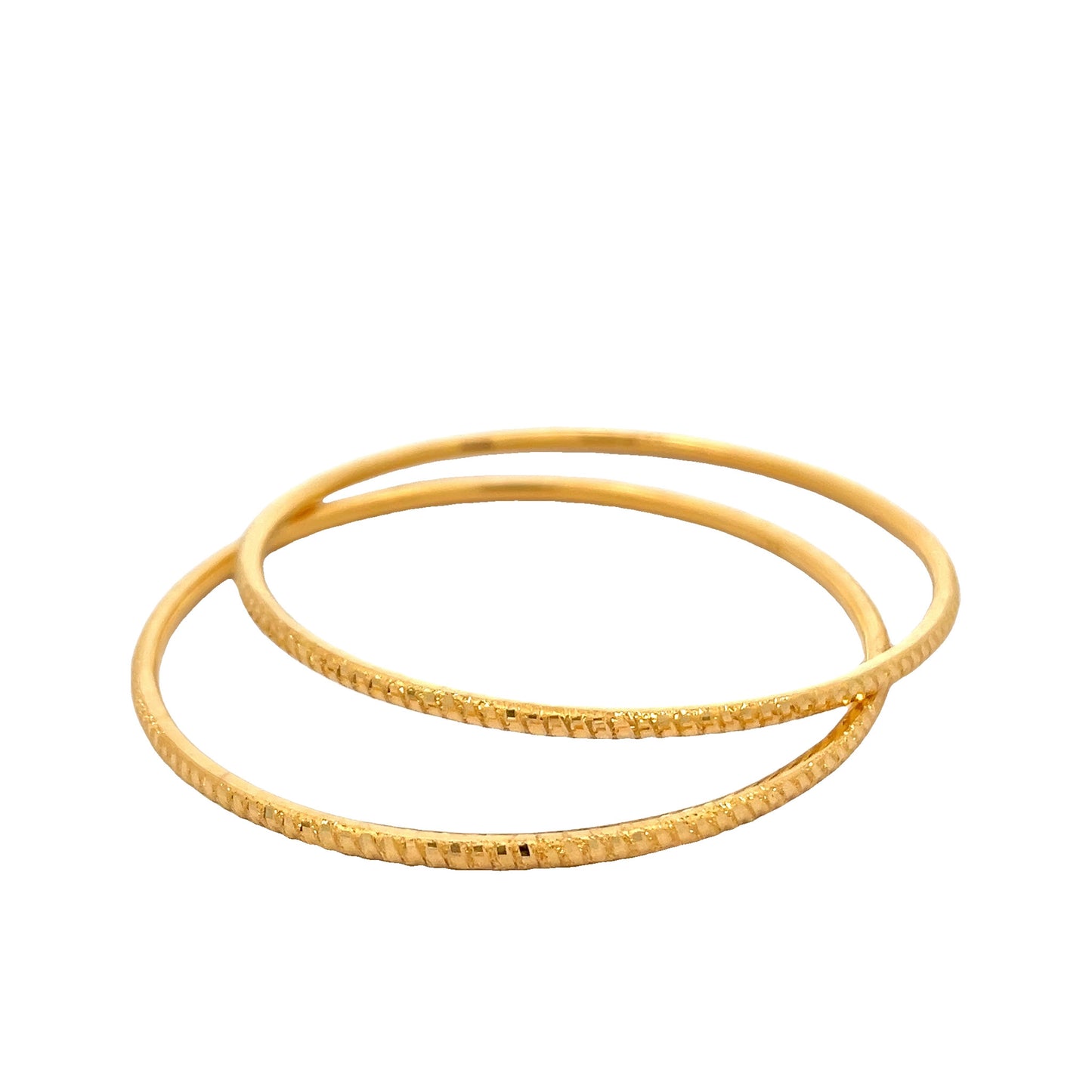 22ct Yellow Gold Classic Bangle PZ325-BN78