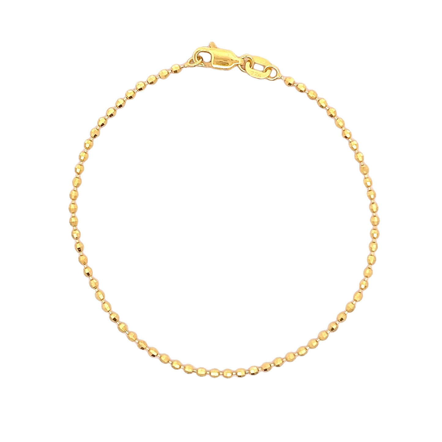 22ct Yellow Gold Beaded Bracelet PZ325-BR39