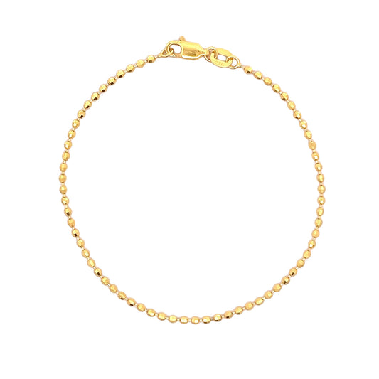 22ct Yellow Gold Beaded Bracelet PZ325-BR39