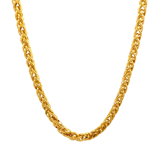 22ct Yellow Gold Palma Chain PZ325-CN6