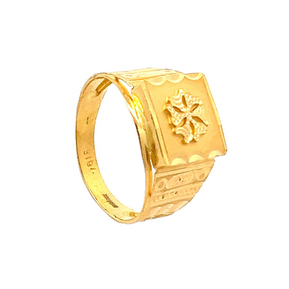22ct Yellow Gold Signet Ring PZ325-RN74
