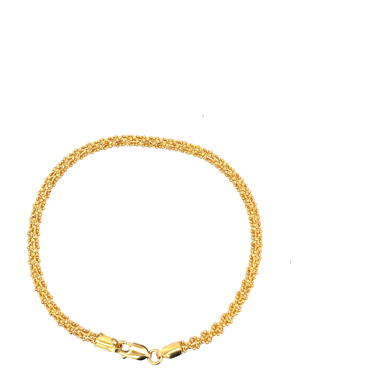 22ct Gold Multi-Strand Beaded Chain Bracelet