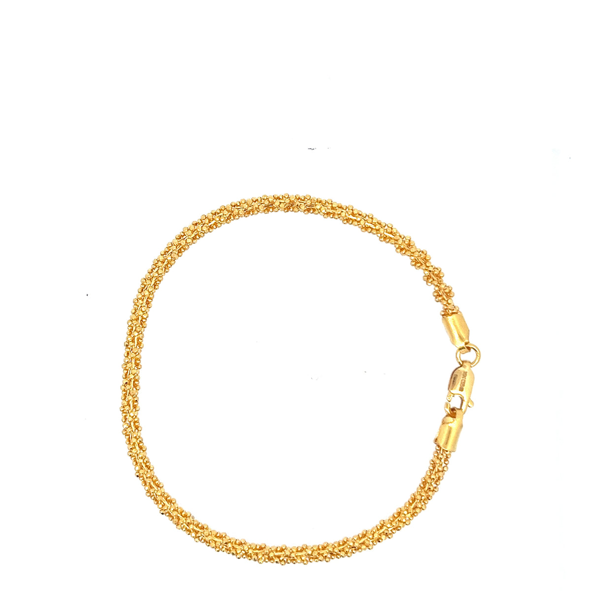 22ct Gold Multi-Strand Beaded Chain Bracelet