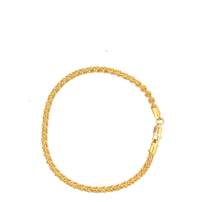 22ct Gold Multi-Strand Beaded Chain Bracelet